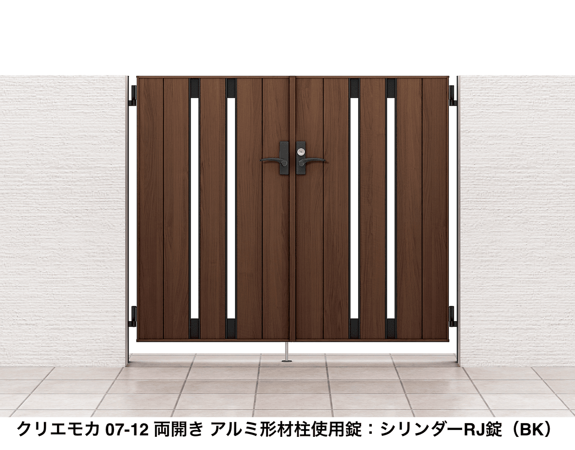 LIXILの「開き門扉AA TS1型(木調)」
