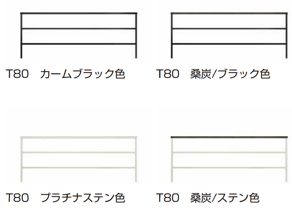 YKK APの「ルシアス フェンスLite A03型 横格子2本 【2022年版】」のサブ画像1