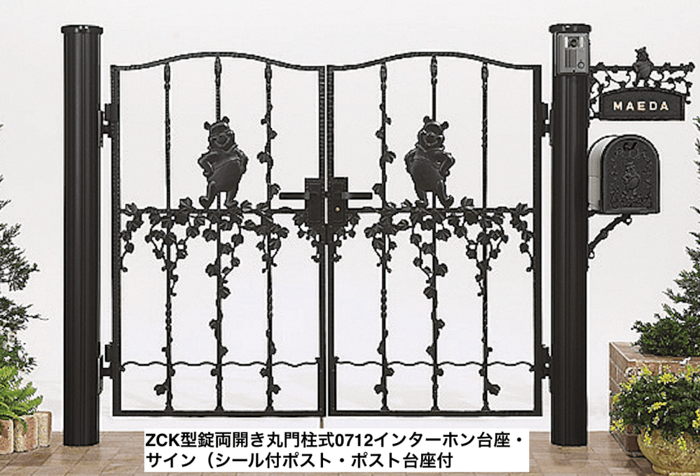 LIXILの「ディズニー門扉 プーさんB型【2022年版】」のサブ画像1