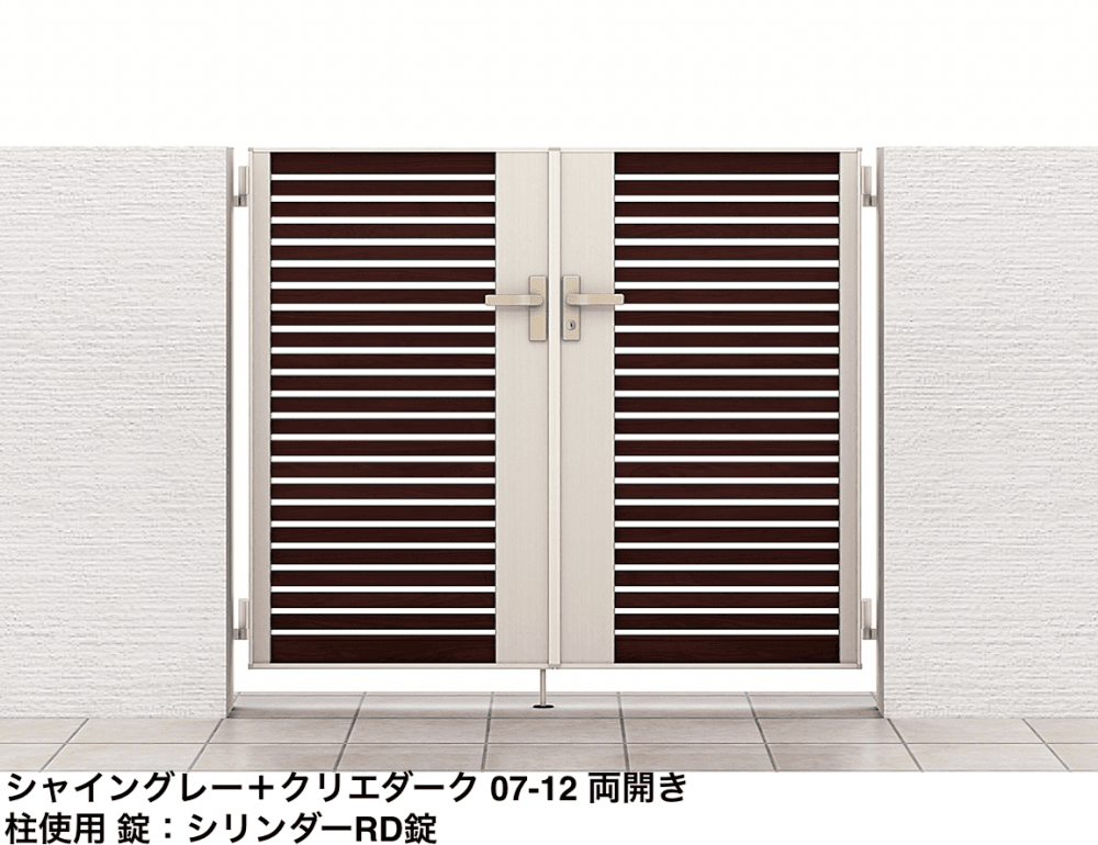 LIXILの「開き門扉AB ウッディYS1型【2023年版】」のサブ画像2