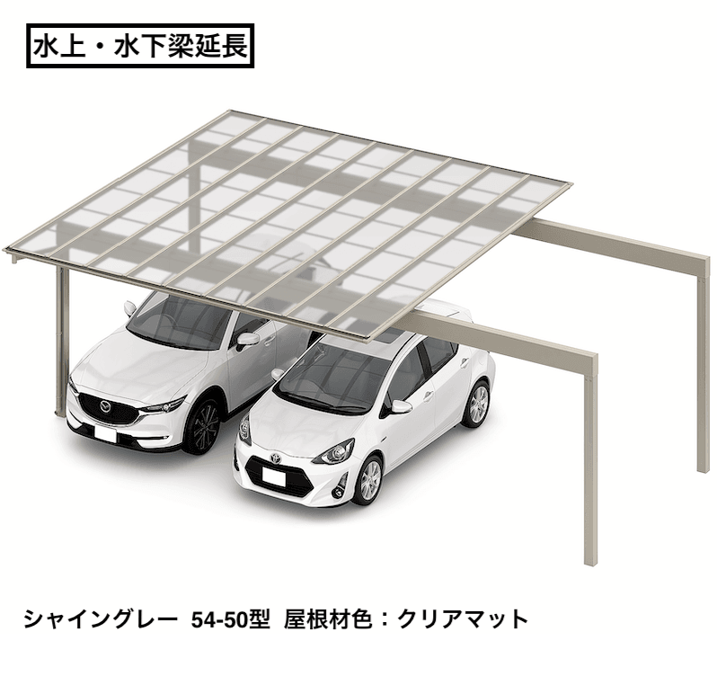 LIXILの「フーゴF 2台用 梁延長」のサブ画像3