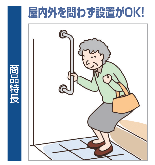 四国化成の「手すり セイフティビーム 壁付けユニット Φ27.2mm【2023年版】」のサブ画像2