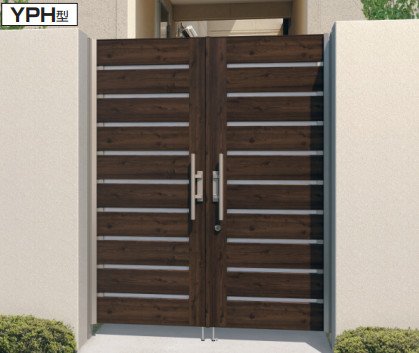 三協アルミの「フレイナハイタイプYP型 木調色・形材色(H型:タッチ錠)【2022年版】」