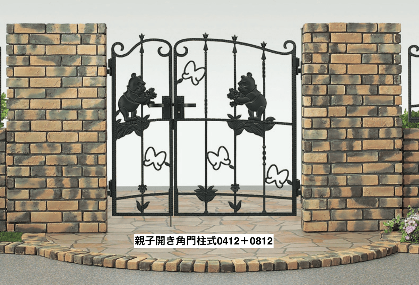 LIXILの「ディズニー門扉 プーさんA型」