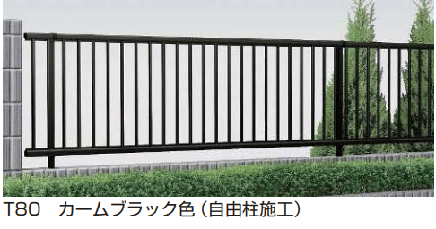 YKK APの「シンプレオ フェンスT1型 たて格子(22本)【2023年版】」のサブ画像1