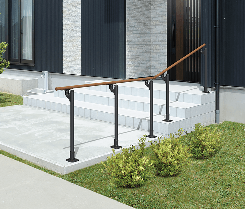 三協アルミの「エトランポS2型フリー支柱タイプ/フロント笠木納まり【2022年版】」