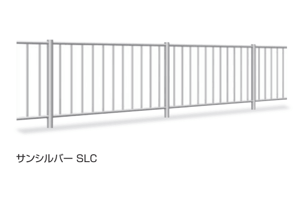三協アルミの「ピュアライン たて格子タイプ(支柱ピッチ2mタイプ )平地・微傾斜タイプ 【2022年版】」のサブ画像2
