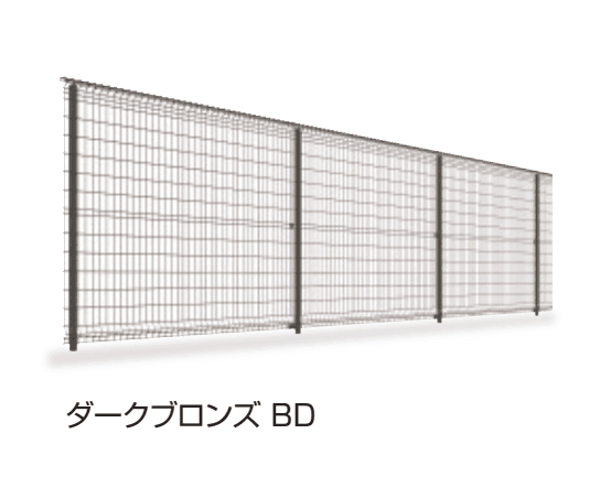 ユメッシュG型フェンス 固定支柱タイプ1