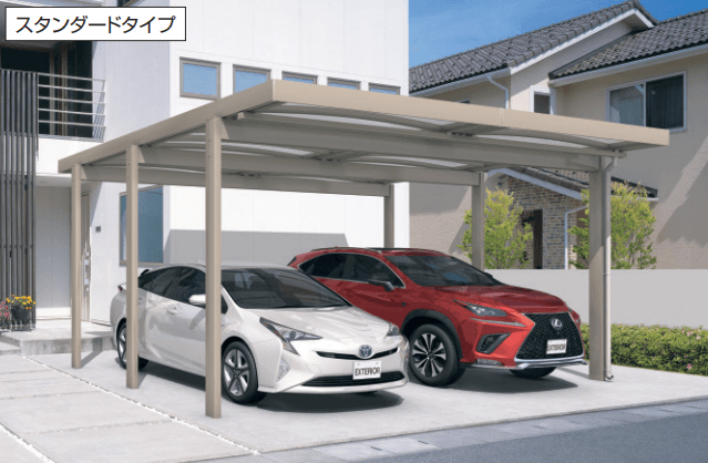 三協アルミの「U.スタイル アゼスト プレミアムタイプ 桁取り付けタイプ(耐積雪量50cm仕様:両側支持タイプ)【2022年版】」