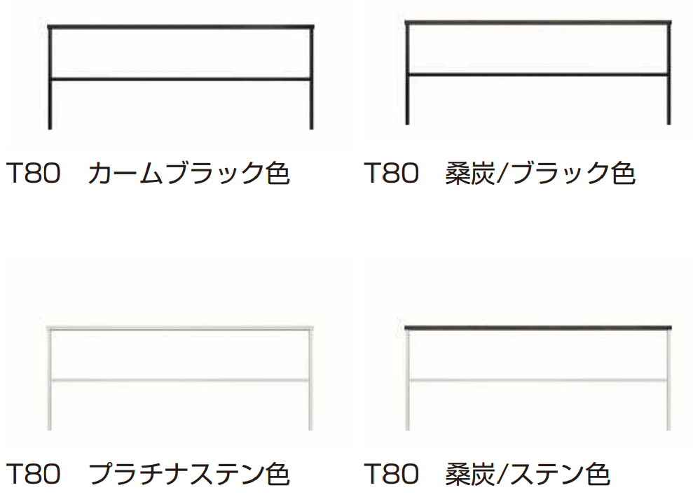 YKK APの「ルシアス フェンスLite A02型 横格子1本 【2022年版】」のサブ画像1