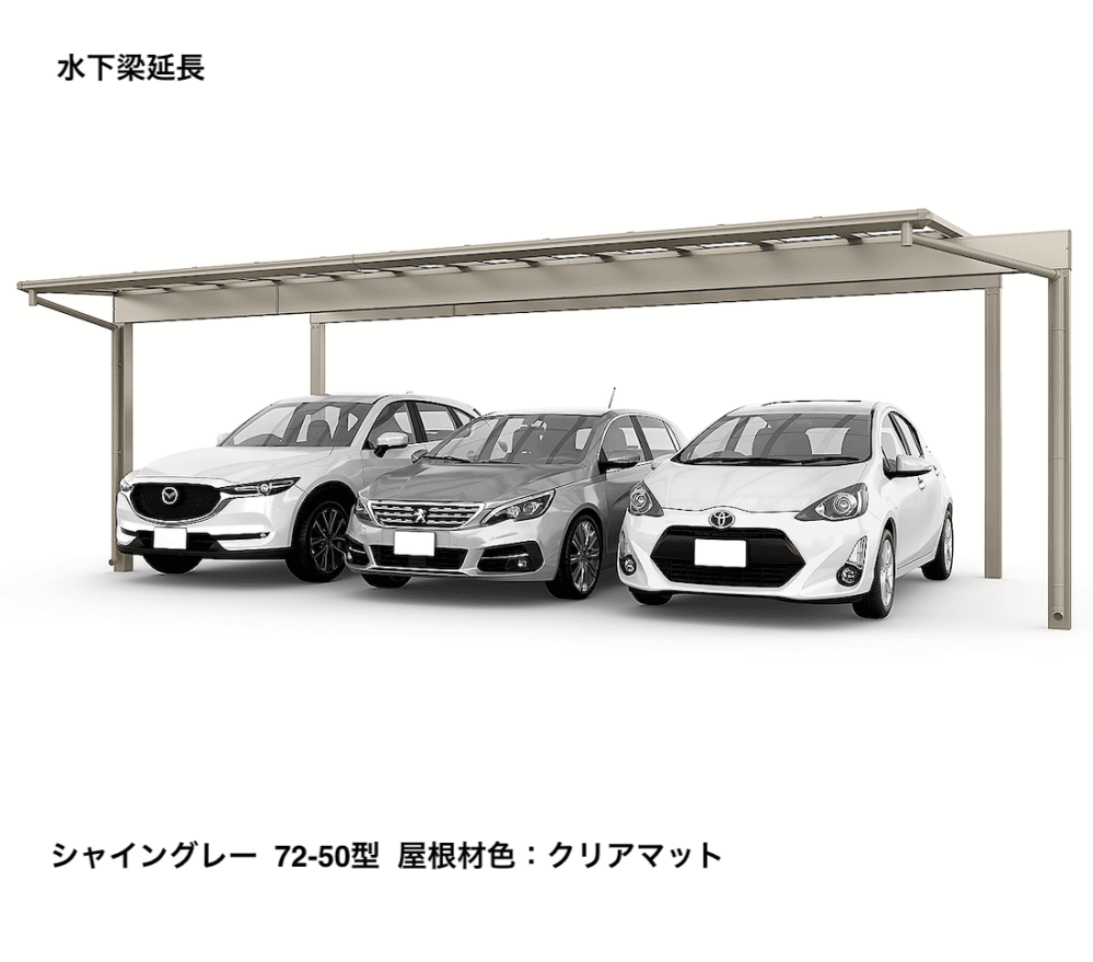 LIXILの「フーゴFプラス 3台用 梁延長」のサブ画像1