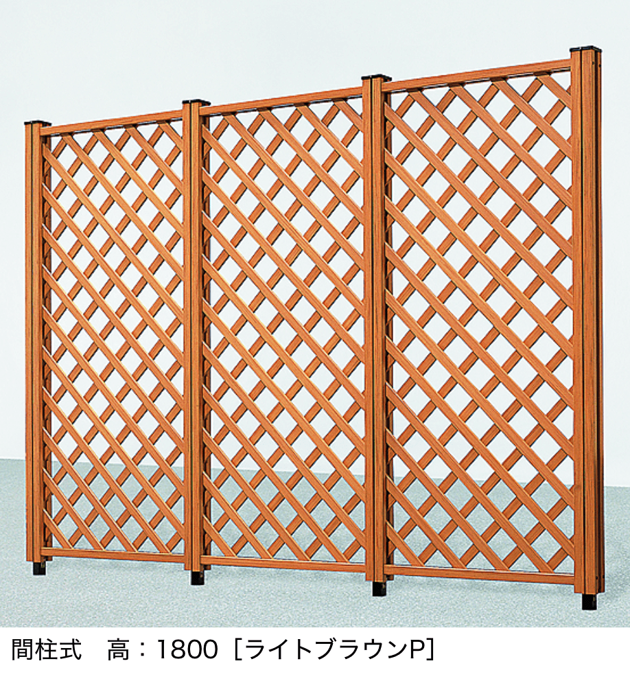 LIXILの「【間柱式】木樹脂フェンス 1型 【ラチス】」のサブ画像2