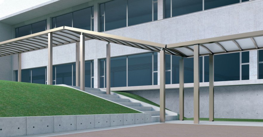 三協アルミの「ファイブフォート 両支持タイプ 傾斜基本ユニット 【2022年版】」