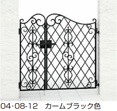 YKK APの「マンション向けポーチ門扉 シャローネ 門扉EC02型 【2022年版】」