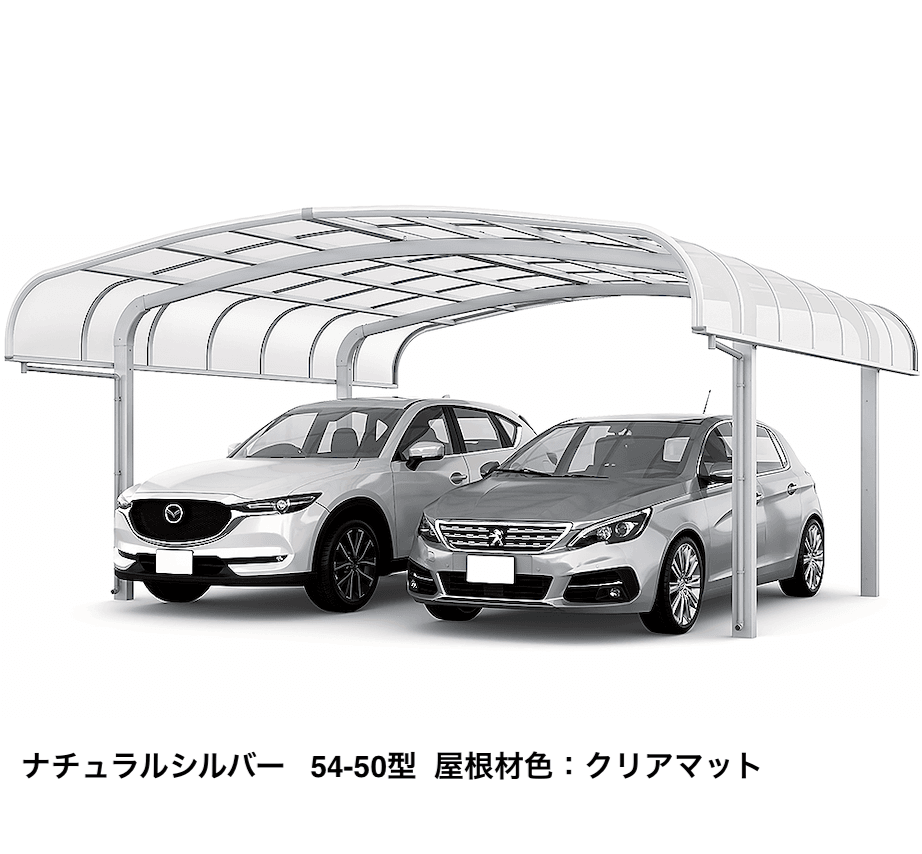 LIXILの「フーゴR 袖壁 2台用」のサブ画像4