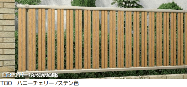 YKK APの「ルシアス フェンスF03型〈自立建て用〉2段支柱 【2022年版】」のサブ画像2