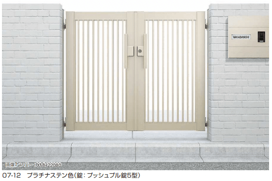 YKK APの「シンプレオ 門扉10型【2023年版】」