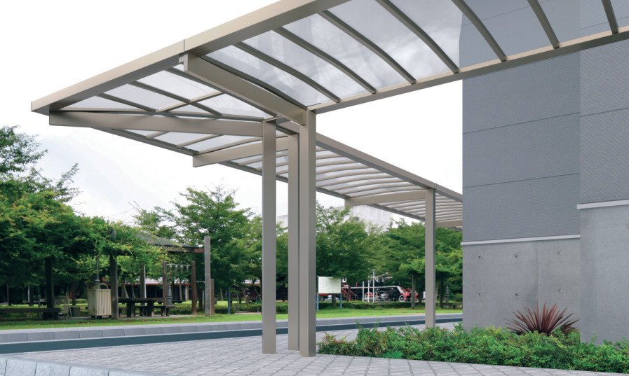 三協アルミの「ファイブフォート 一本柱タイプ コーナー連結ユニット 【2022年版】」