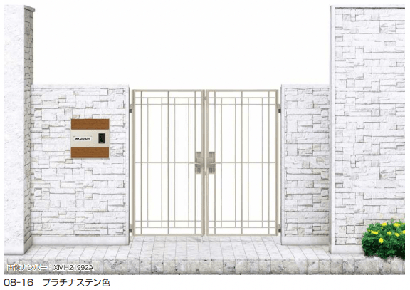 YKK APの「シャローネ 門扉 SB02型」