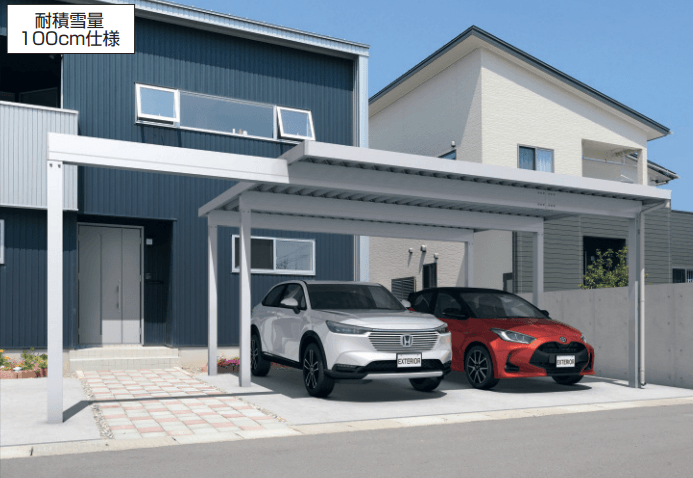 三協アルミの「G1-R/ジーワン アール(耐積雪量100cm仕様:基本・奥行延長・間口延長・奥行連結・間口連結)【2022年版】」