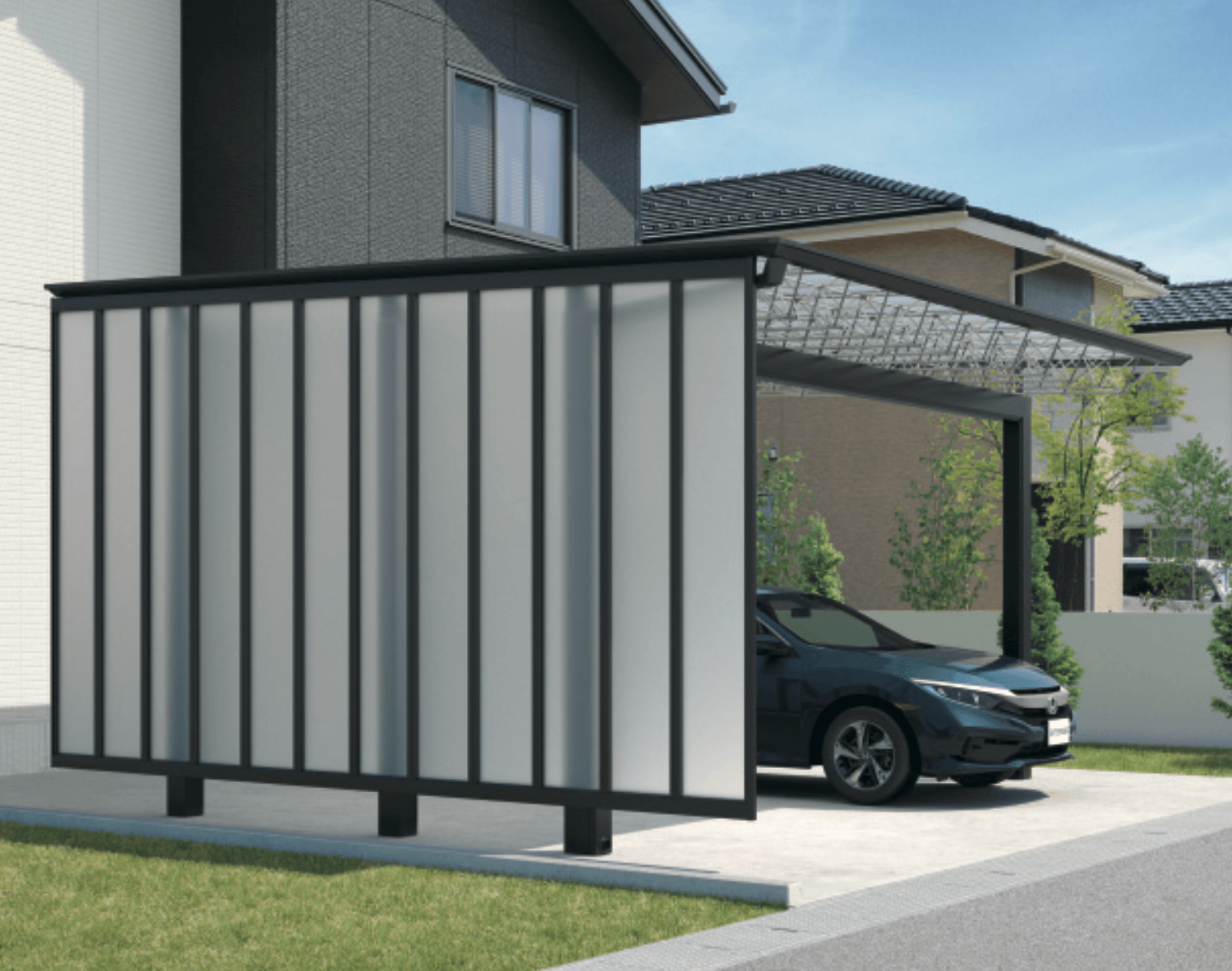 三協アルミの「M.シェードⅡ(側面パネル)【2023年版】」