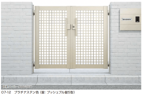 YKK APの「シンプレオ 門扉7型【2024年版】」