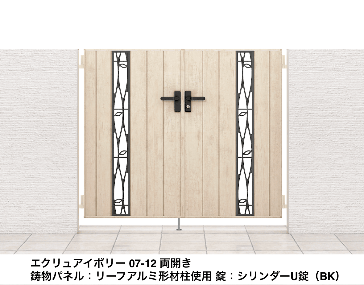 LIXILの「開き門扉AA TS2型(木調)【2022年版】」