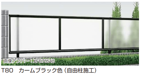 YKK APの「シンプレオ フェンスP1F型 ポリカパネル【2023年版】」のサブ画像2