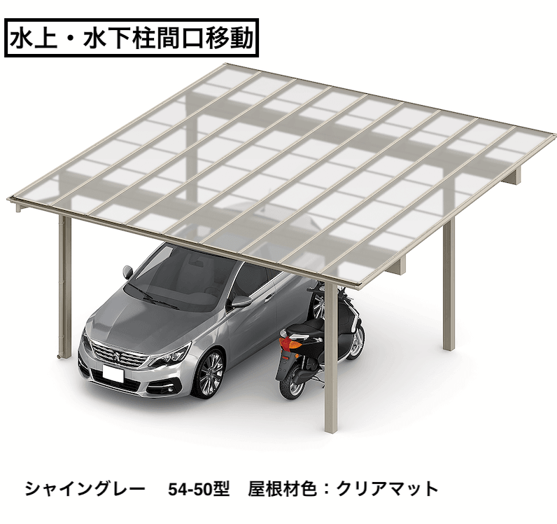 LIXILの「フーゴF 2台用 柱間口移動【2023年版】」のサブ画像3