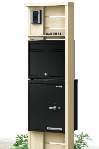 YKK APの「ポスティモ 宅配ボックス1型取付用ルシアス ポストユニット WC01型 【2022年版】」