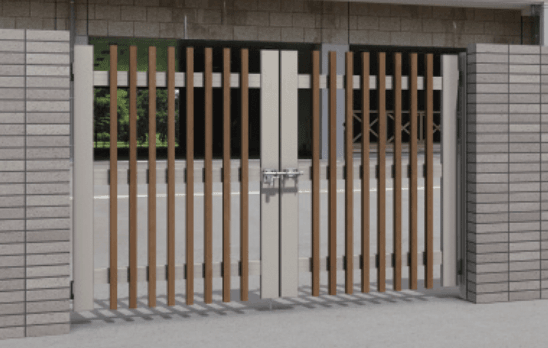 三協アルミの「フレラインN5型 格子タイプ かんぬき錠 【2022年版】」のサブ画像1