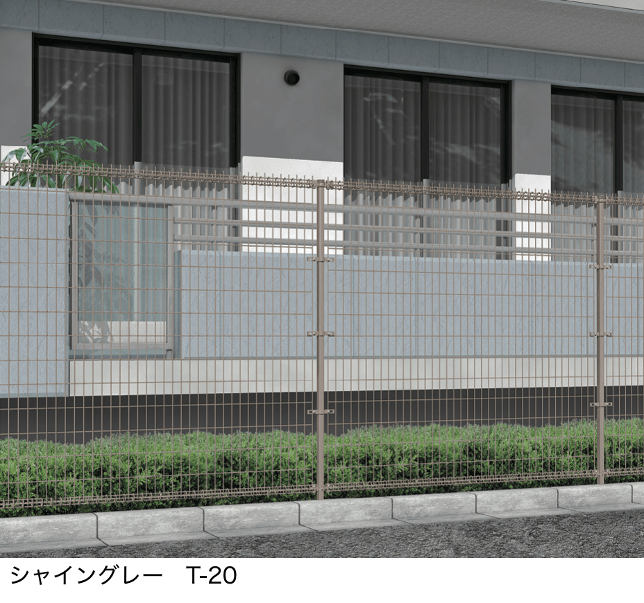 LIXILの「ハイグリッドフェンス 剣先1型 間仕切りタイプ」