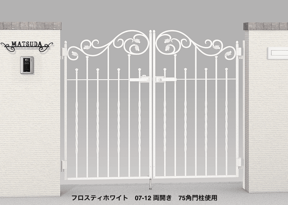 LIXILの「ラフィーネ門扉 1型」のサブ画像1