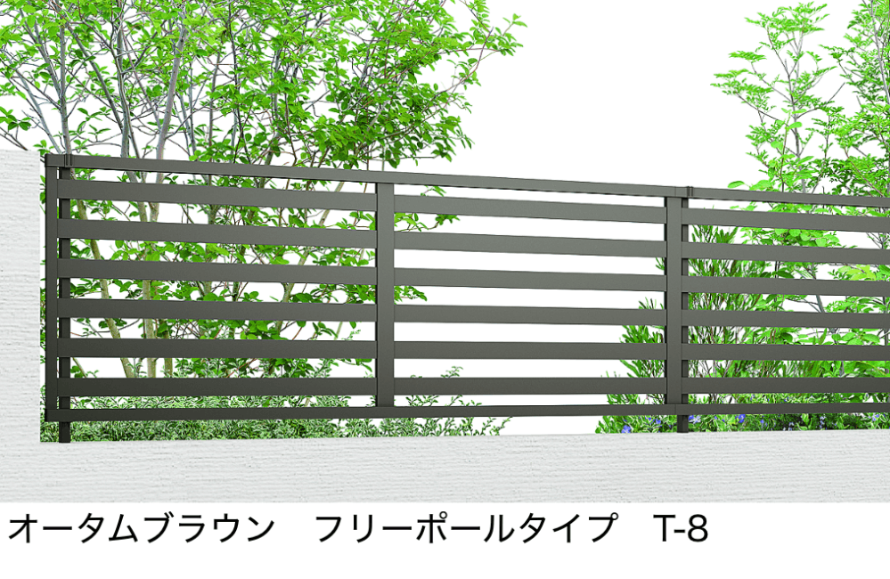 LIXILの「フェンスAB YR3型(横格子③)【2023年版】」のサブ画像1