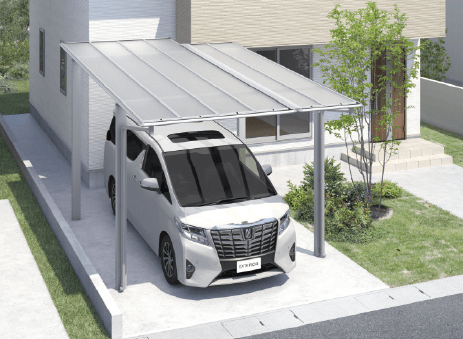 三協アルミの「スカイリード 両側支持タイプ(耐積雪量20cm仕様:1台用基本・奥行連結・奥行片寄せ)【2023年版】」のサブ画像3