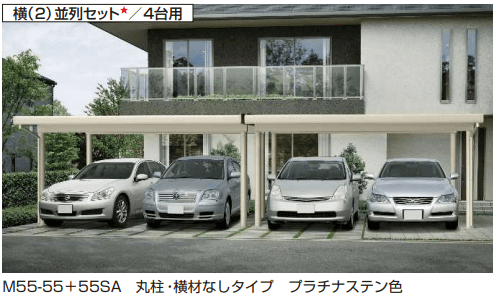 YKK APの「ジーポートneo積雪100㎝(S)Aタイプ 延長・連棟セット 【2022年版】」のサブ画像3