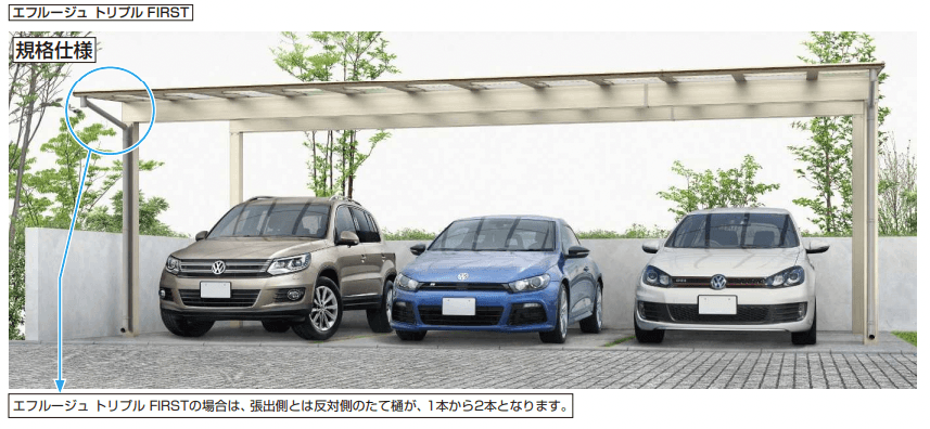 YKK APの「エフルージュ(ツイン/トリプル)FIRST 梁延長仕様 【2022年版】」のサブ画像2