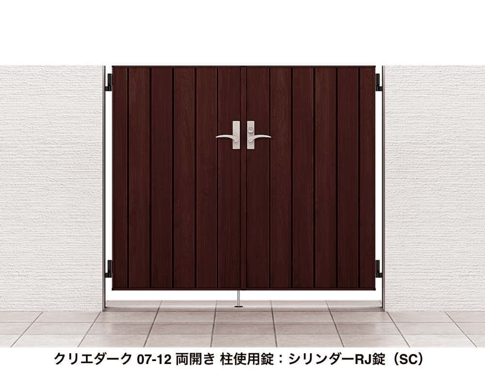 LIXILの「開き門扉AA TM1型(木調)」のサブ画像5
