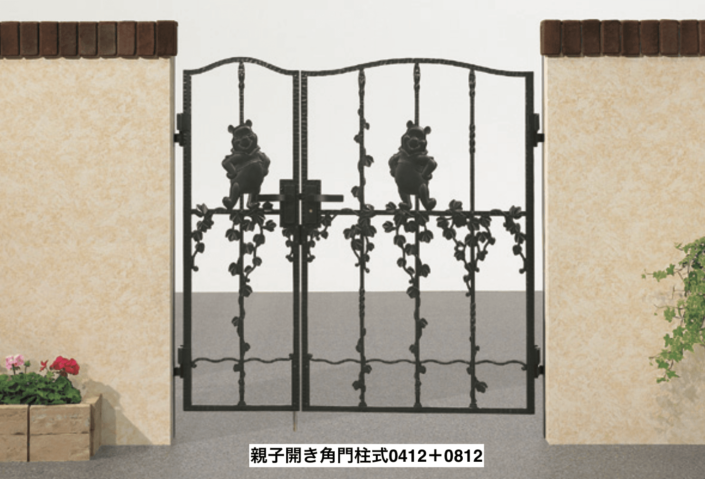 LIXILの「ディズニー門扉 プーさんB型【2022年版】」
