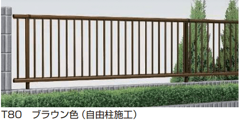 YKK APの「シンプレオ フェンスT1型 たて格子(22本)【2023年版】」のサブ画像2