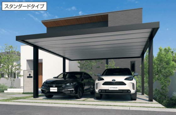 三協アルミの「ビームス N型(サイドパネルなし:基本・奥行連結)【2023年版】」のサブ画像2