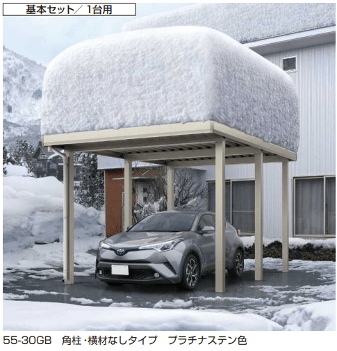 YKK APの「ジーポートneo 積雪200㎝(G)Bタイプ基本セット 【2022年版】」のサブ画像1