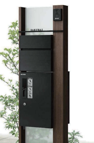 YKK APの「〔ピタットKey システム〕ルシアス 宅配ボックス1型取付用ルシアス ポストユニット PA01型 【2022年版】」のサブ画像1