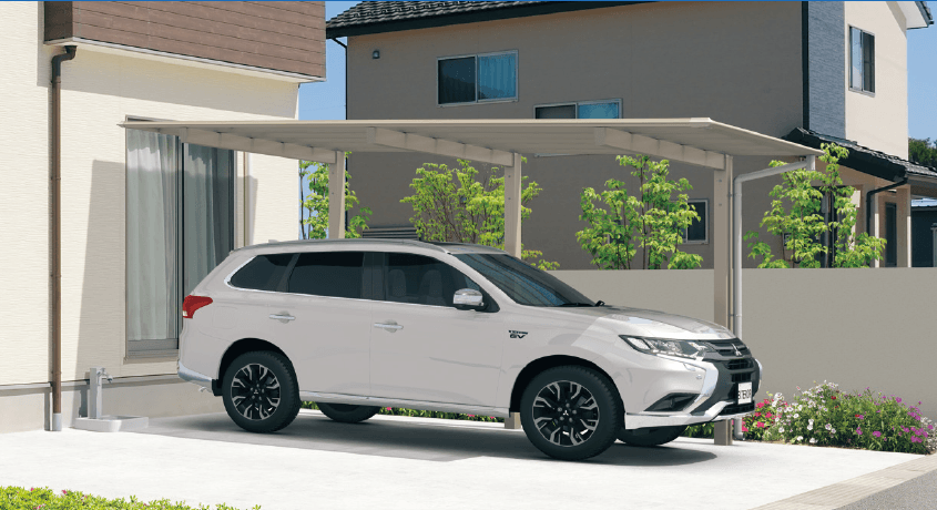 三協アルミ スカイリード 片側支持タイプ(耐積雪量30cm仕様:基本・奥行連結)【2023年版】2