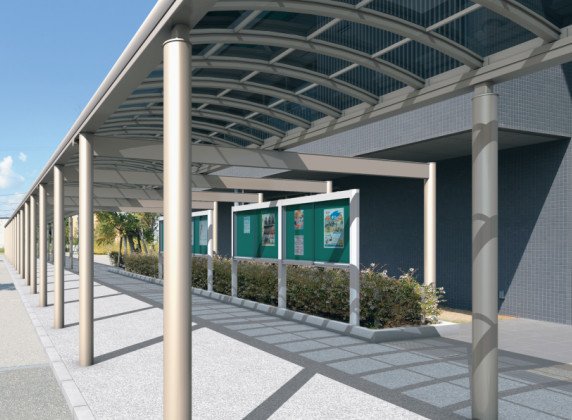 三協アルミの「ブレラウェイS 柱位置自在仕様 両支持タイプ 積雪地域型 基本ユニット/傾斜基本ユニット 【2022年版】」