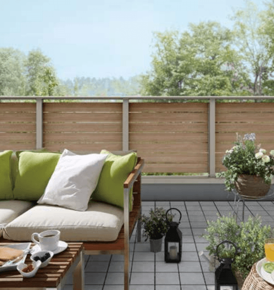 LIXILの「ベランダ手すり モダンパネル (ナチュラルスタイル)」のサブ画像3