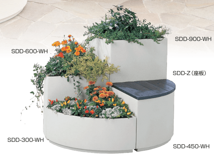 三協アルミの「プランター ダンダン (GRC 穴あり) 【2022年版】」