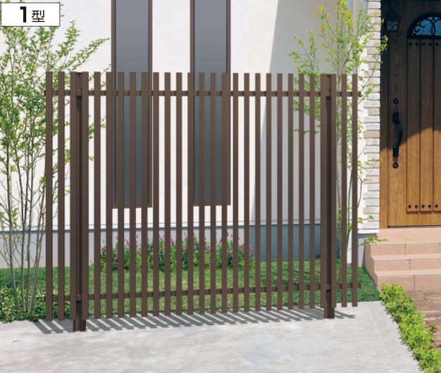 三協アルミ エルファード片面タイプ1型(スクリーン本体/門柱+門扉)【2023年版】4