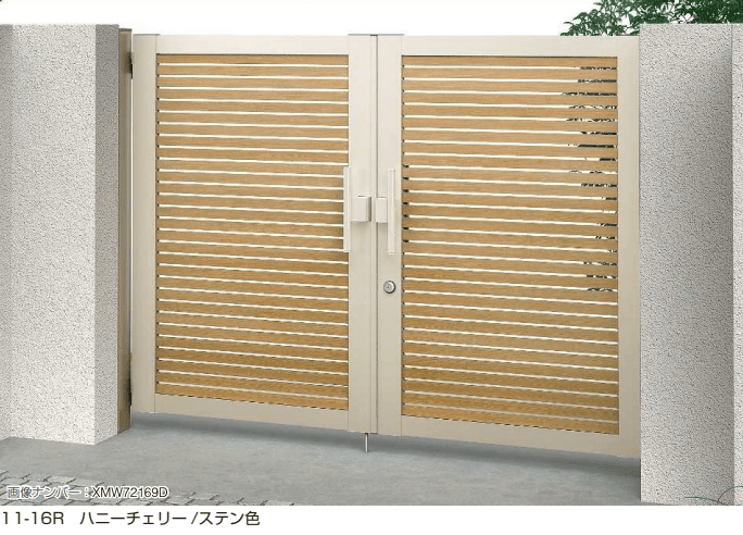 YKK APの「電気錠付共用門扉 ルシアス 門扉S04型【2024年版】」