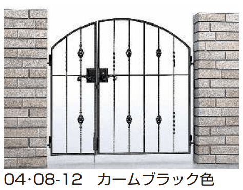 YKK APの「マンション向けポーチ門扉 トラディシオン 門扉6B型 【2022年版】」